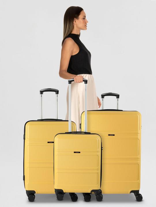 Actual product image Benzi 5739 4 Rollen Kofferset 3-teilig (188 l)