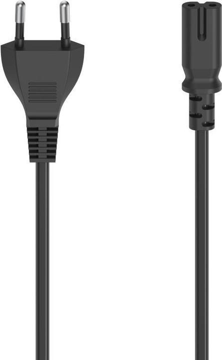 Produktbild Hama Netzkabel, Euro-Stecker - 2-pol.-Kupplung (Doppelnut), 2,5 m (2.50 m)