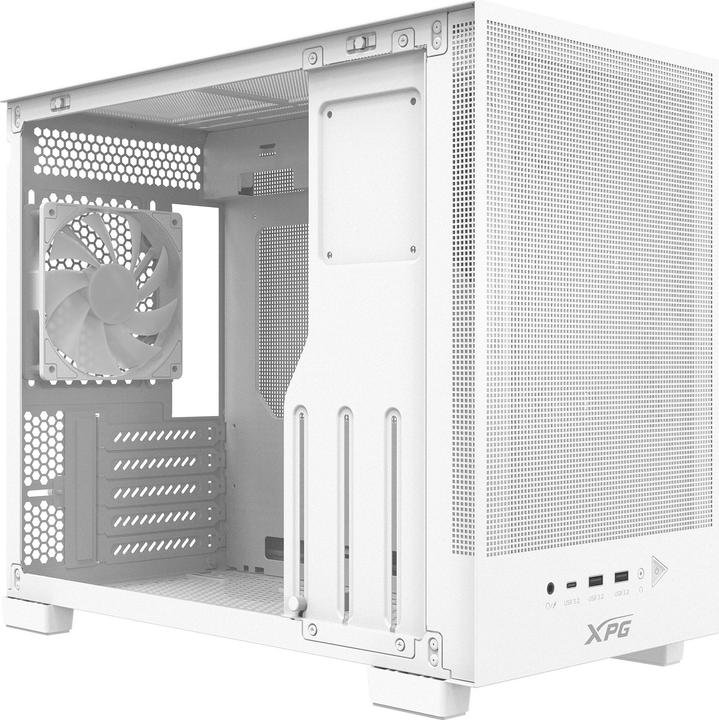 Actual product image Adata Geh XPG VALOR MESH NANO (M-ATX) Midi Tower weiss retail (mATX, Mini-ITX)