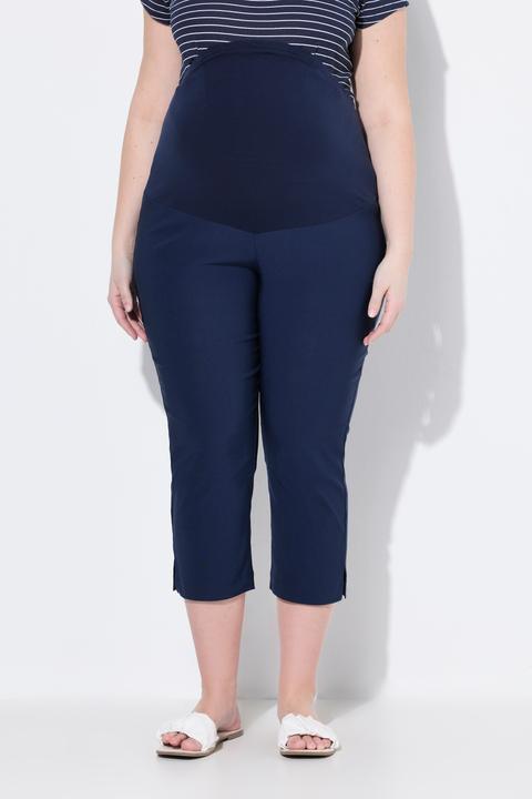 Produktbild Ulla Popken Bellieva-Bengalinhose, Umstandshose, wadenlang, Bund-Stretcheinsatz (58, 60)