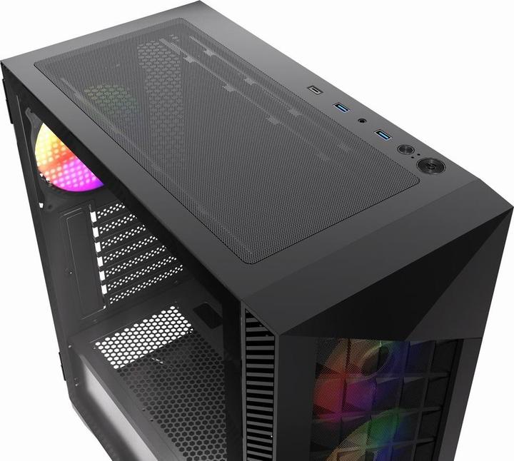 Actual product image Gembird PC case Midi Tower Fornac 900 ARGB (ATX)