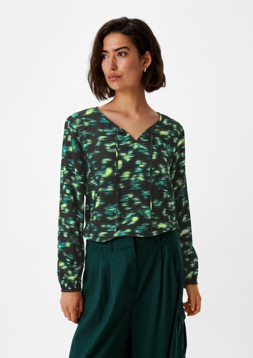 Immagine prodotto Comma Bluse Langarmbluse aus Crêpe (42)