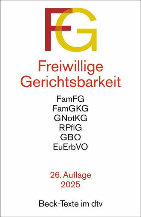 Produktbild Freiwillige Gerichtsbarkeit (Deutsch, Werner Sternal, 2025)