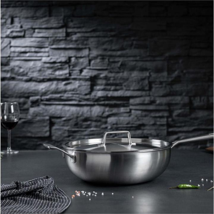 Produktbild Kuhn Rikon Culinary Fiveply Wok (Aluminium, Edelstahl, 28 x 13 cm)