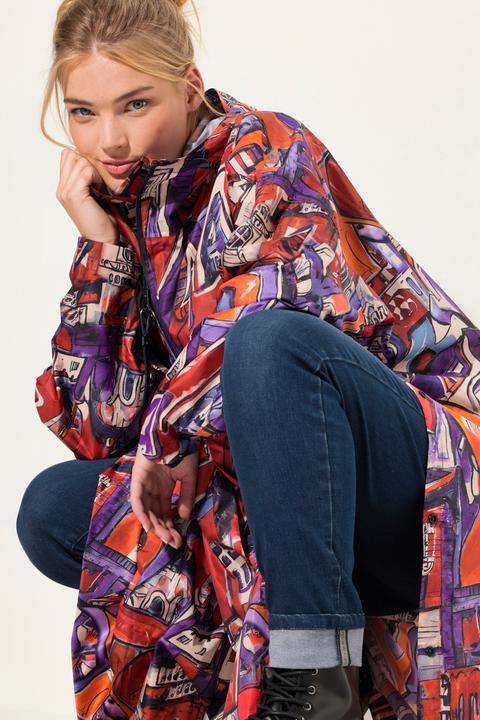 Produktbild Laurasøn Funktions-Regencape, Unisex, Print, Kapuze (One Size)