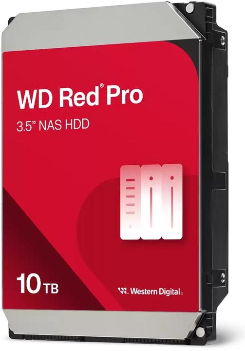 Produktbild WD HDD 3.5' 10TB S-ATA3 512MB WD103KFBX Red Pro (WD103KFBX) (10 TB, 3.5")