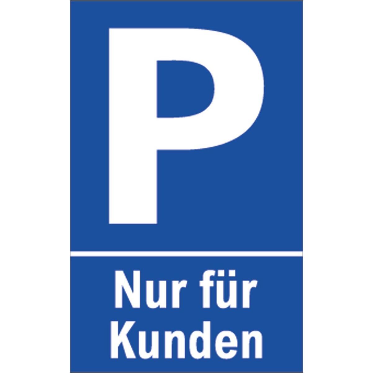 4x 0, Informationsschild, Parkplatzschilder