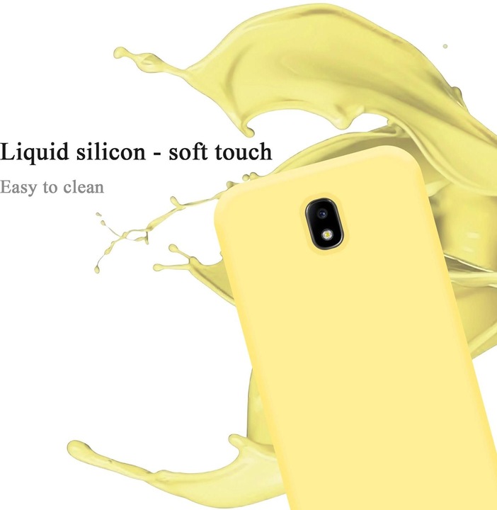 Actual product image Cadorabo TPU Liquid Silicone Case Cover (Samsung Galaxy J7 2017)
