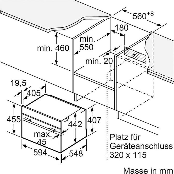 Produktbild Bosch Hausgeräte Mikrowelle CMG7761B1