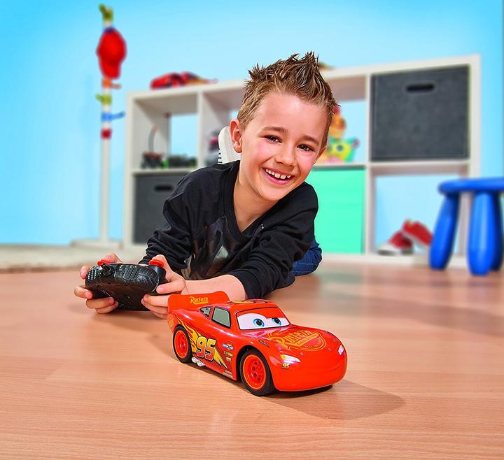 Actual product image Dickie RC Turbo Racer Lightning McQueen