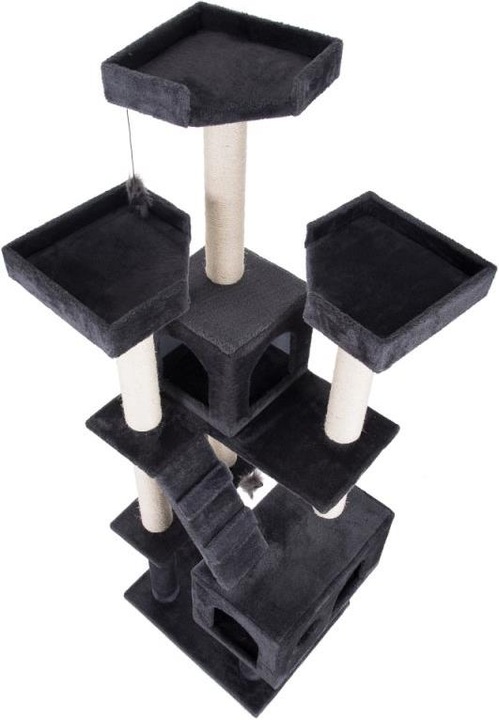 Actual product image zooplus Cat Tree Rapunzel (Dark grey)