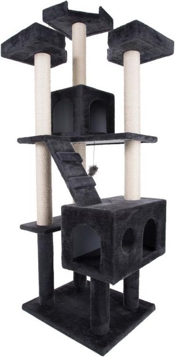 Actual product image zooplus Cat Tree Rapunzel (Dark grey)