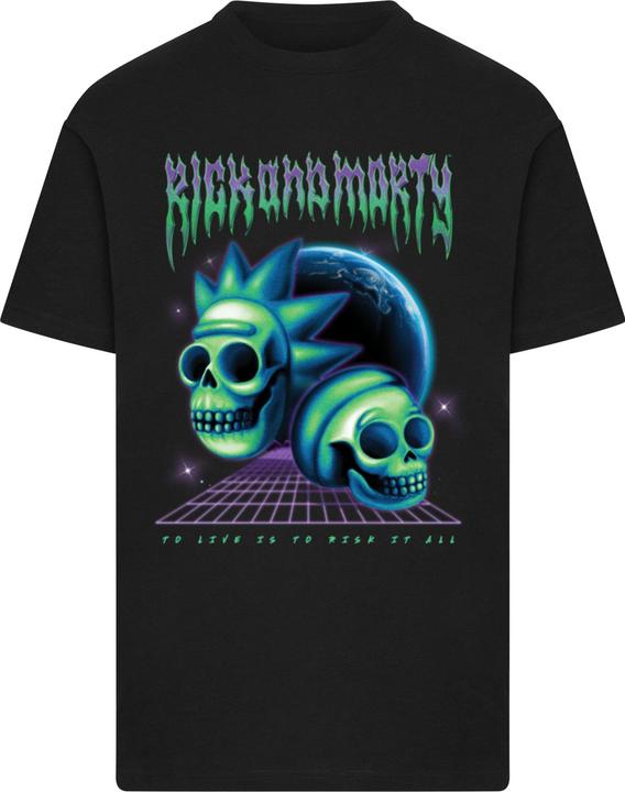 Actual product image Merchcode Rick & Morty Skull Tee - 199063 (M)