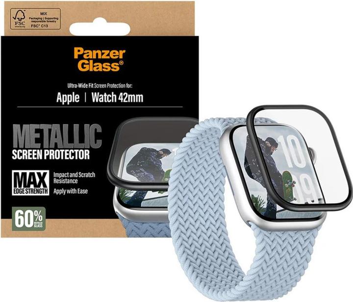 Actual product image PanzerGlass Screen Protector 42mm (Apple Watch Series 10, Apple Watch Series 11)