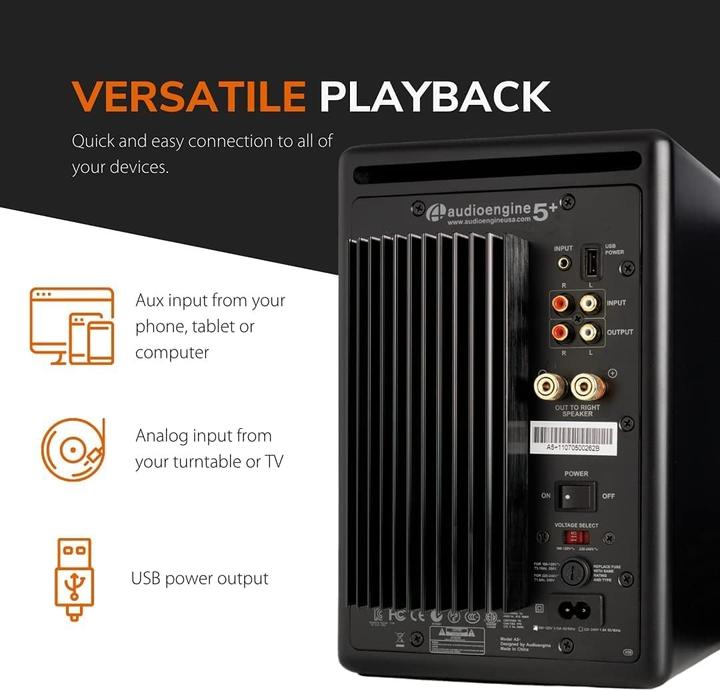 Produktbild Audioengine A5+ (1 Paar, 150 W)