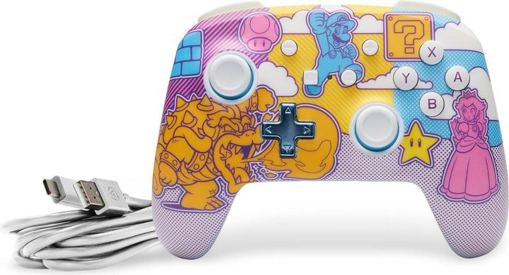 Actual product image PowerA Switch Controller Enhanced wireless Pop Art (Switch, Switch Lite, Switch OLED)