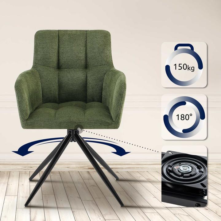 Image du produit CLP Chaise de salle à manger Jonah