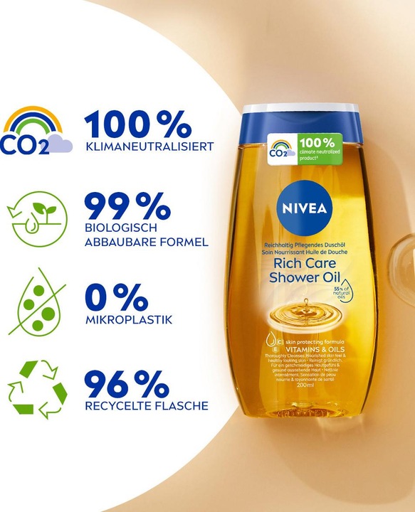 Immagine prodotto NIVEA Olio per doccia naturale (200 ml)