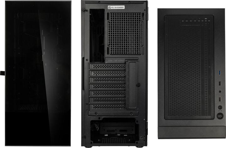 Produktbild Kolink Observatory HF Glass Core Midi Tower Case - Black No Fans