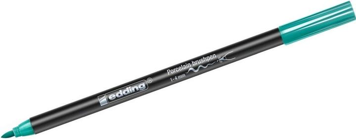 Produktbild Edding Porzellanmalstift Brushpen (Türkis, 4 mm, 1 x)