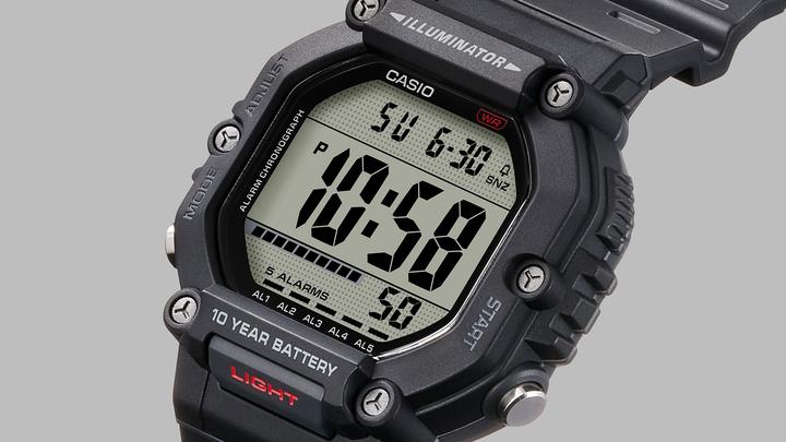 Produktbild Casio AE-1600H-1AVEF (Chronograph, Digitaluhr, 50 mm)
