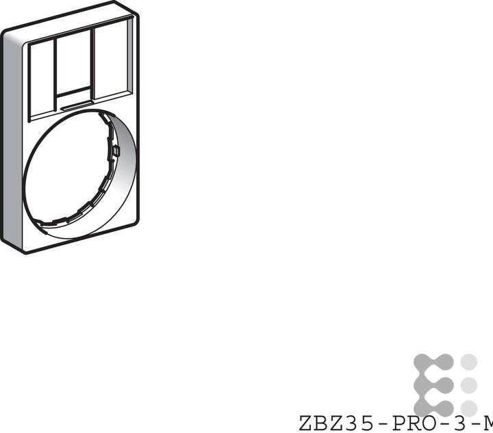 Produktbild Schneider Electric Etikettenhalter ZBZ35