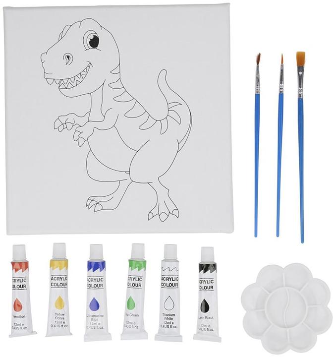 Actual product image Creative kids Canvas paint set FSC Mixed