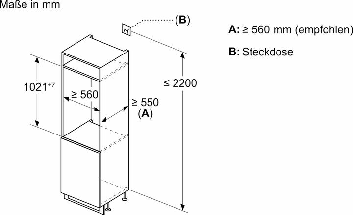 Immagine prodotto Bosch Hausgeräte KIR31VFE0 (165 l)