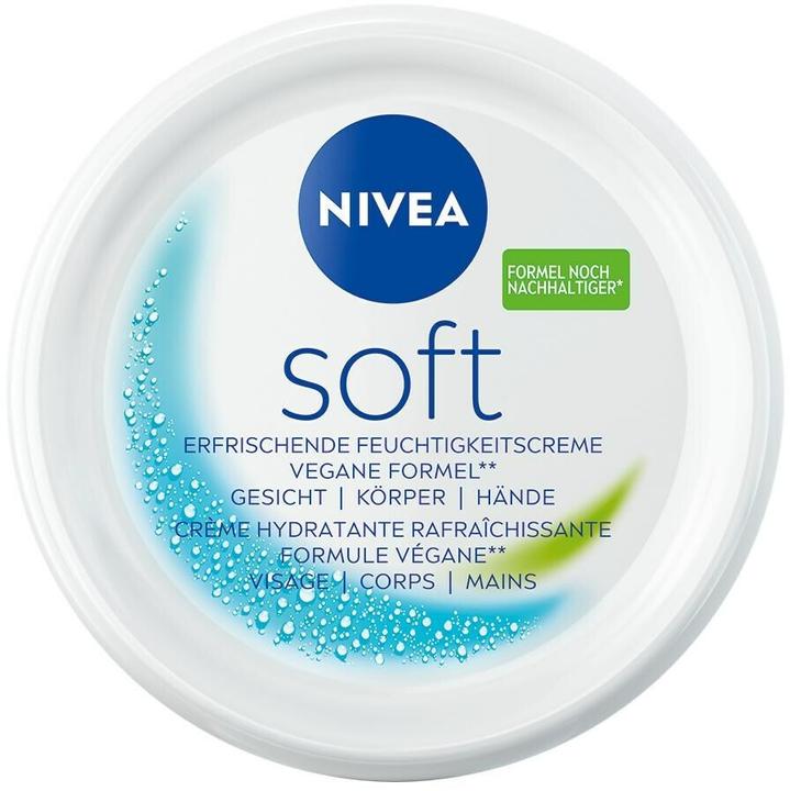 Produktbild NIVEA Soft erfrischende Feuchtigkeitscreme Topf (Körpercreme, 300 ml)
