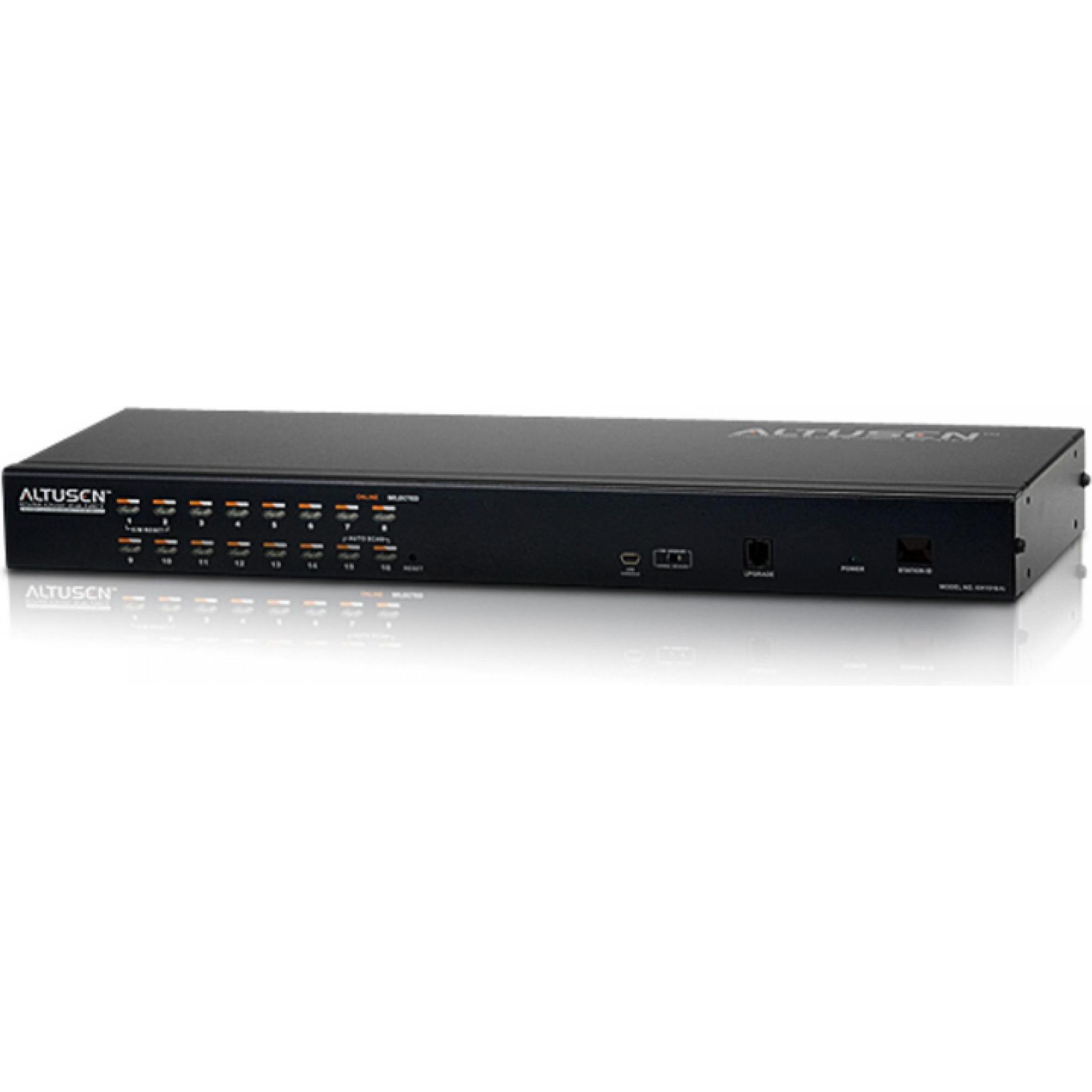 Aten KH1516AI: switch KVM Cat-IP a 16 porte, Switch KVM, Nero