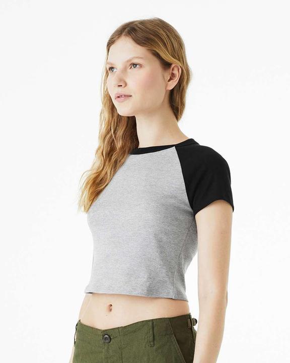 Produktbild Bella Canvas Micro Rib Raglan Baby Tee (M)
