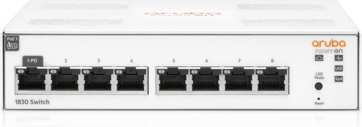 Actual product image HPE Aruba Switch 1830 8G 8xGBit JL810A (8 Ports)