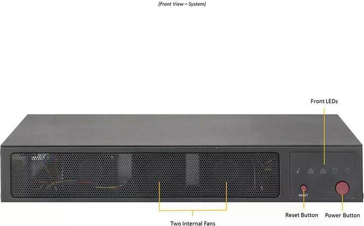 Actual product image Supermicro Barebone IoT SuperServer SYS-E300-12D-10CN6P