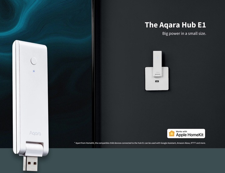 Actual product image Aqara Zigbee WiFi USB Hub E1