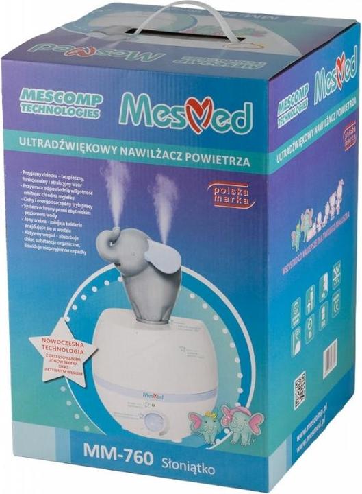 Produktbild MesMed MM-760 Luftbefeuchter Little Elephant Blue (25 m²)
