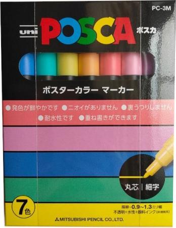 Produktbild Posca Filzstift PC-3M 7er Set (2 mm)