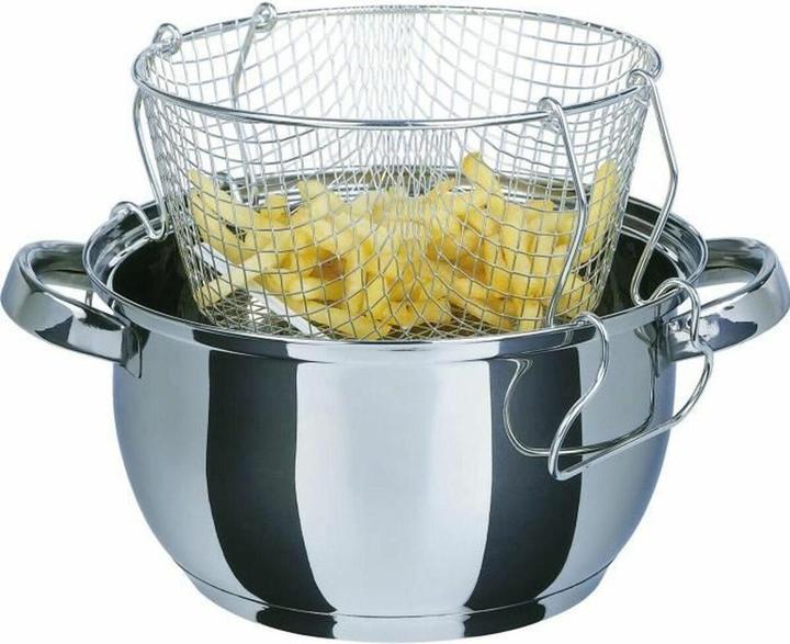 Actual product image GSW Deep frying pot (Pot, Stainless steel, 22 x 11.50 cm)