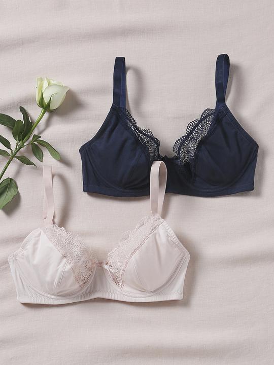 Immagine prodotto Vertbaudet Confezione da 2 reggiseni premaman in cotone organico (Confezione da 2, 85 B)
