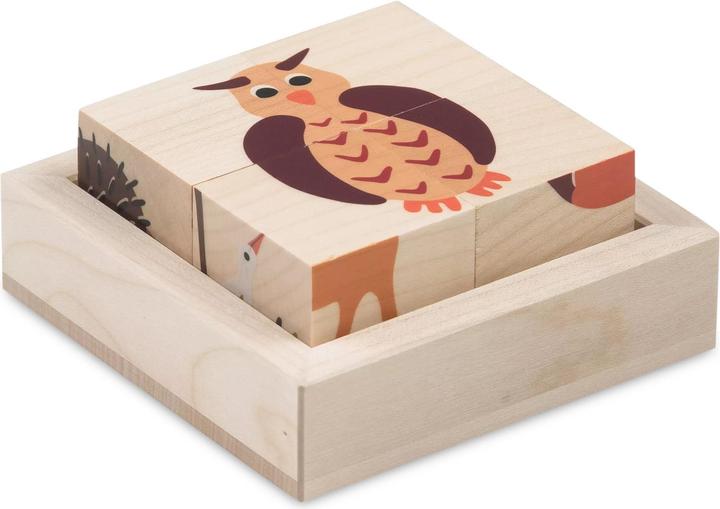 Produktbild Holzpuzzle Würfelpuzzle Wald