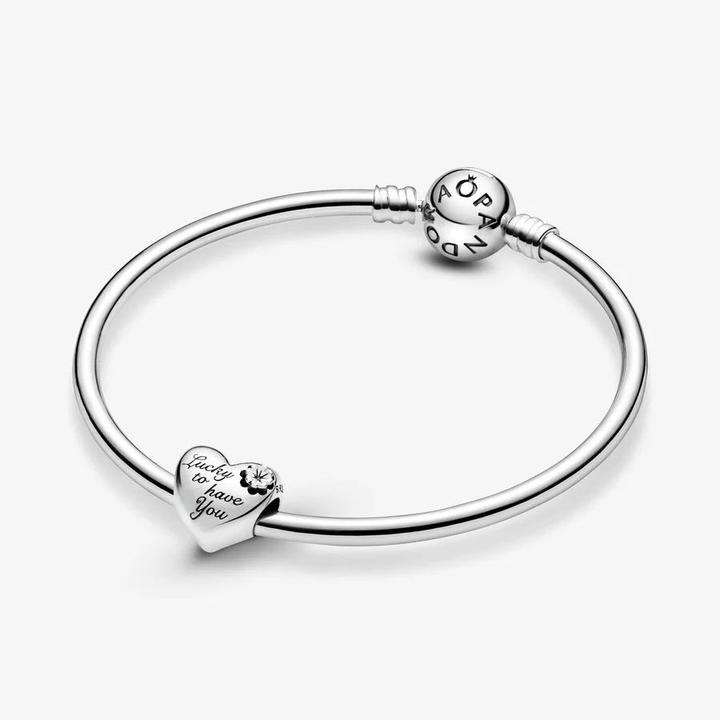 Actual product image Pandora Heart & Shamrock Charm (Sterling silver 925)