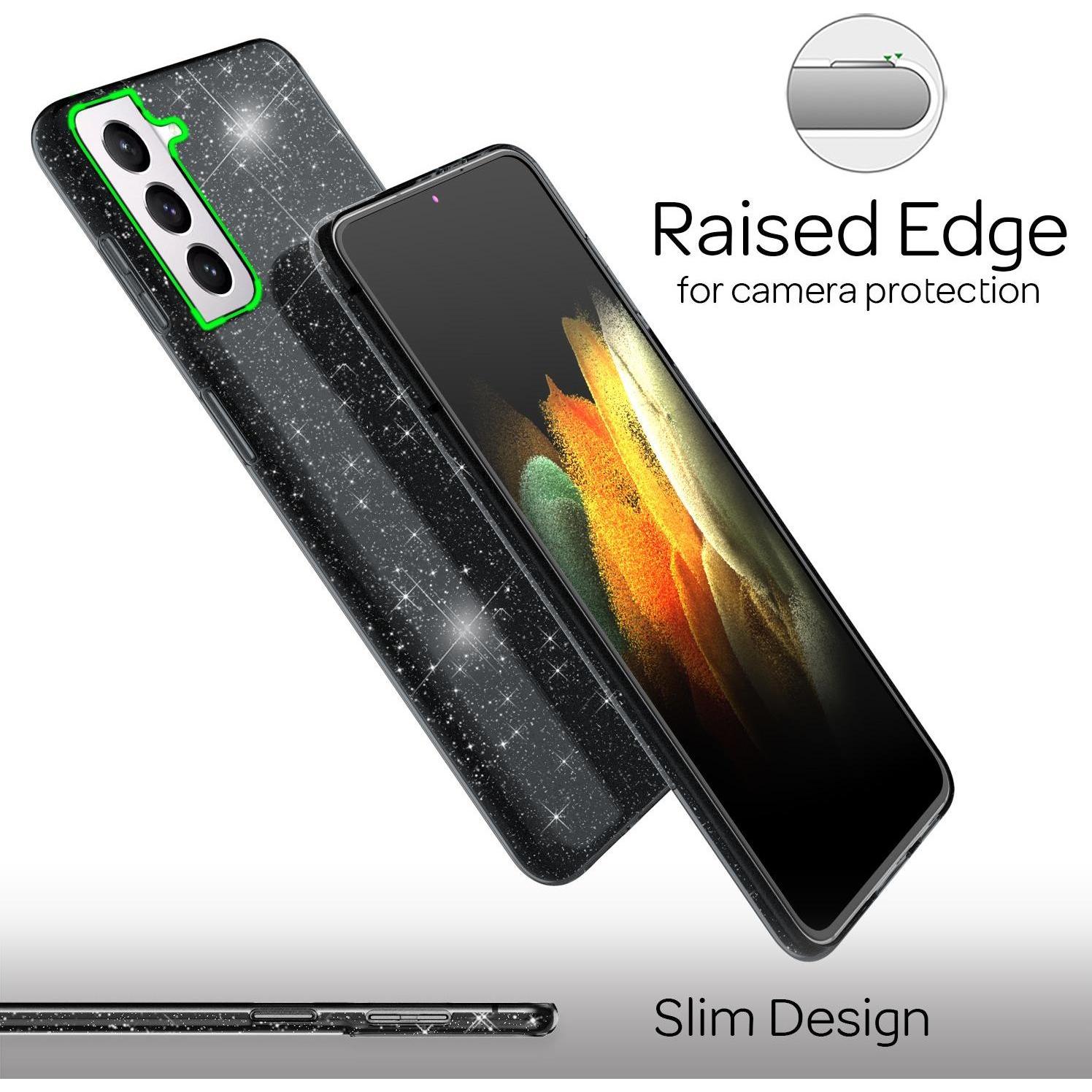 Thumbnail - Nalia Handyhülle (Samsung Galaxy S21+), Smartphone Hülle, Schwarz