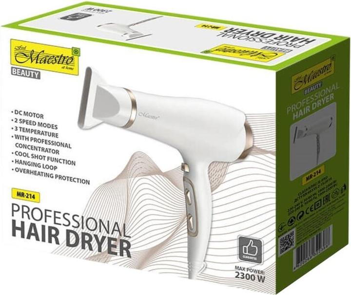Actual product image Maestro Suszarka do włosów 2300W MR-214 (2300 W)