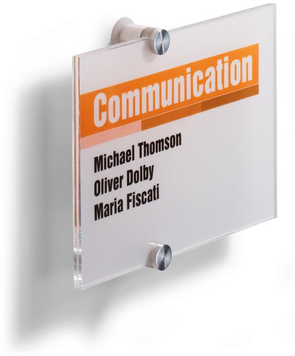 Actual product image Durable Door sign CRYSTAL SIGN