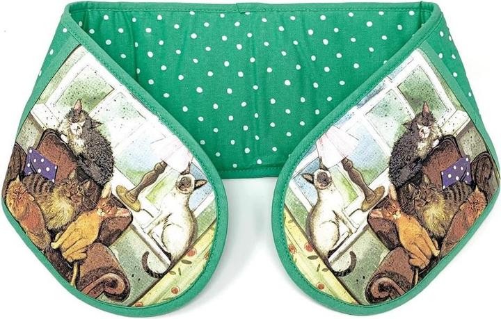 Teka GLV19 Ofenhandschuhe Ein Haus voller Katzen (100 % cotone)