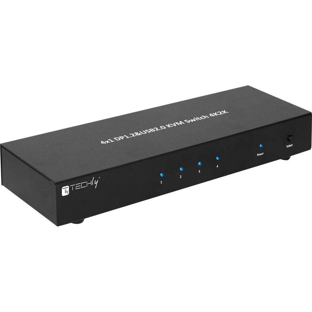 Thumbnail - Techly KVM Switch, KVM Switch, Schwarz