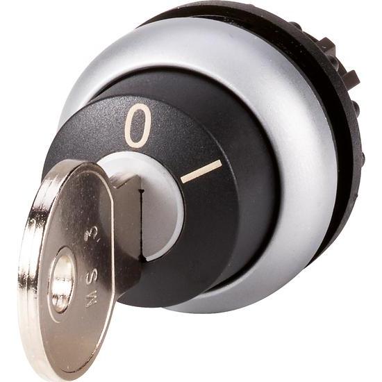Eaton Electric GmbH Schlüsseltaste 2 Stell. M22-WRS-MS3, Taster + Schalter, Schwarz