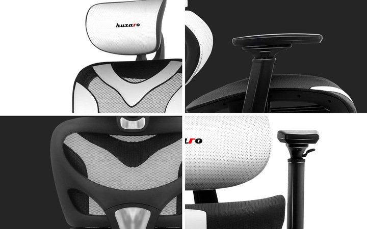 Actual product image Huzaro Gaming chair COMBAT 8.0 White