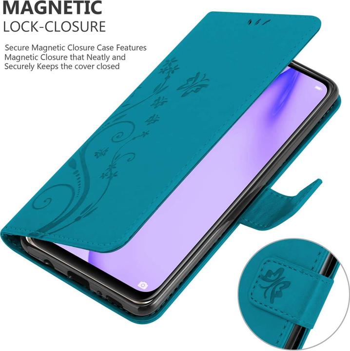 Image du produit Cadorabo Coque pour Huawei P40 LITE 5G / NOVA 7 SE pour Fleur Book (Huawei Nova 7 SE, Huawei P40 Lite 5G)
