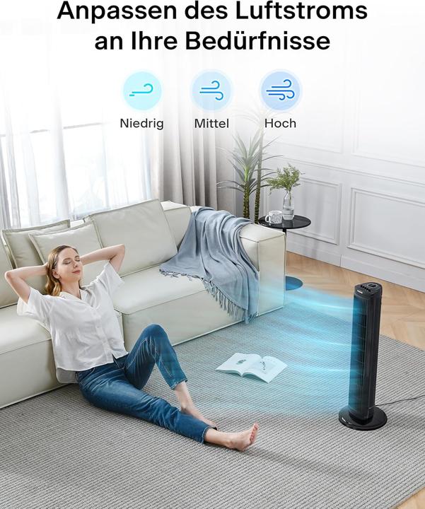 Produktbild Pelonis Oszillierender Turmventilator