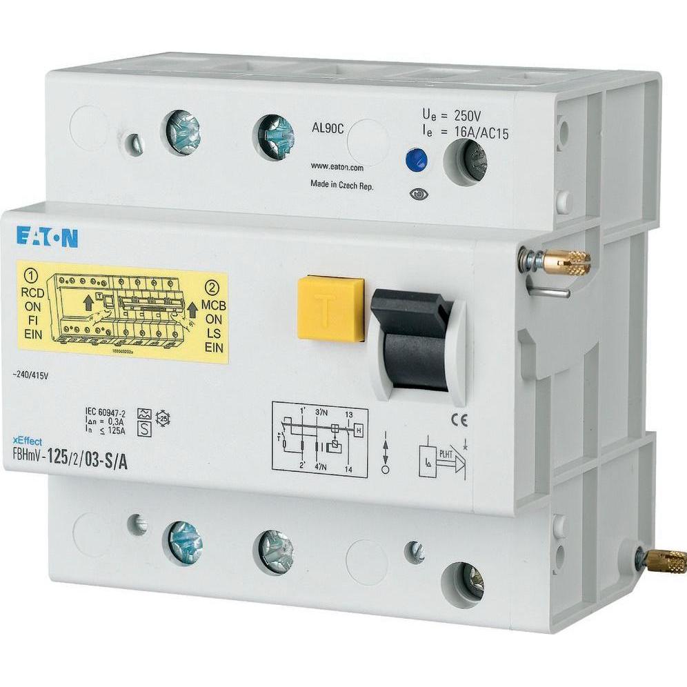 Eaton, Schutzschalter, FI-Auslöseblock für AZ, 80A, 2pol, 170141